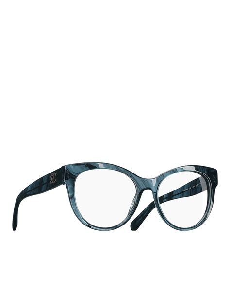 chanel blue glasses frames